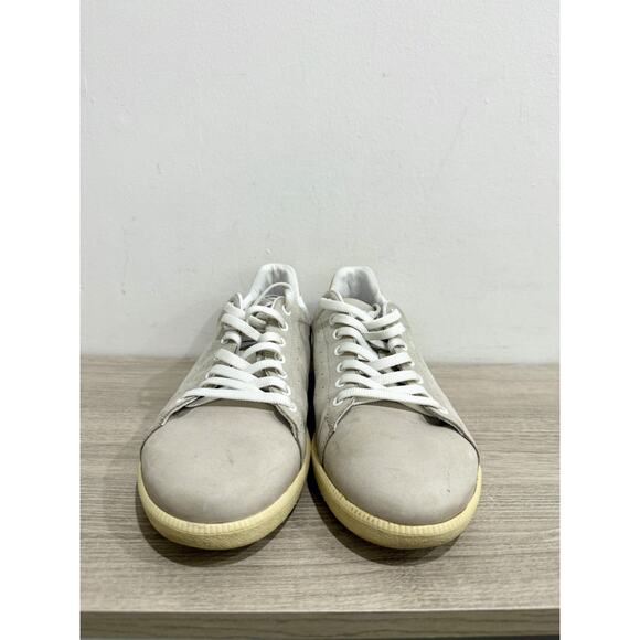 Tod's Suede Perforated T Low Top Comfort Sneakers Light Gray Men's Size US 6.5 - Picture 4 of 7